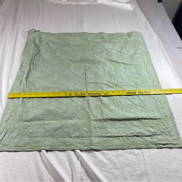 2 Cotton Pillow Shams Mint Green - Picture 5 of 7